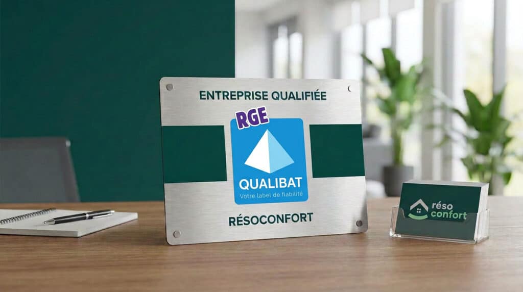 Résoconfort est certificé qualibat rge 